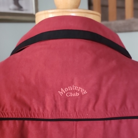 Monterey Club Men's Microfiber Satin Contrast Jacket #1768-020 - Picture 9 of 12